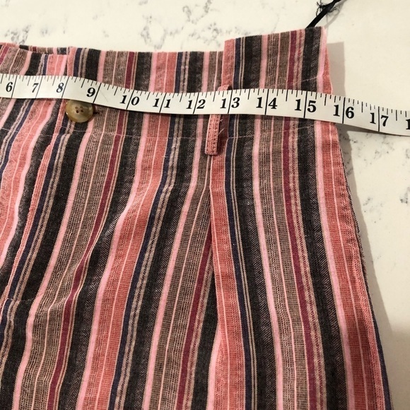 Akaiv TR Notes paperback shorts stripe pink side pocket - Picture 10 of 16